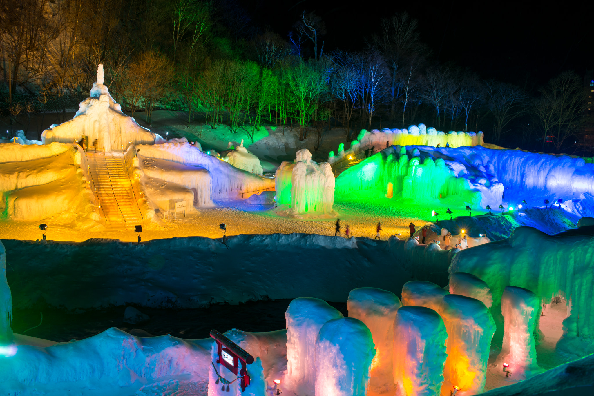 層雲峡温泉 氷瀑まつり